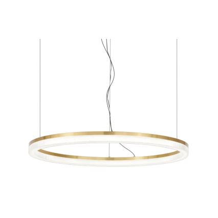 Ideal Lux - LED Lestenec na vrvici CROWN LED/42W/230V 3000K pr. 80 cm CRI 90 medenina