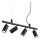 Ideal Lux - LED Lestenec na vrvici DYNAMITE 4xGU10/7W/230V CRI 90 črna