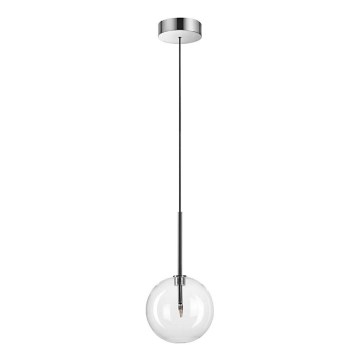 Ideal Lux - LED Lestenec na vrvici EQUINOXE 1xG4/2W/230V pr. 15 cm sijajni krom/prozorna