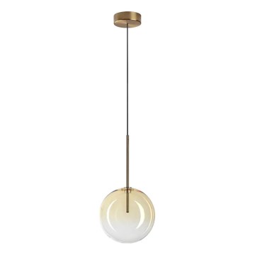 Ideal Lux - LED Lestenec na vrvici EQUINOXE 1xG4/2W/230V pr. 20 cm medenina/dimna