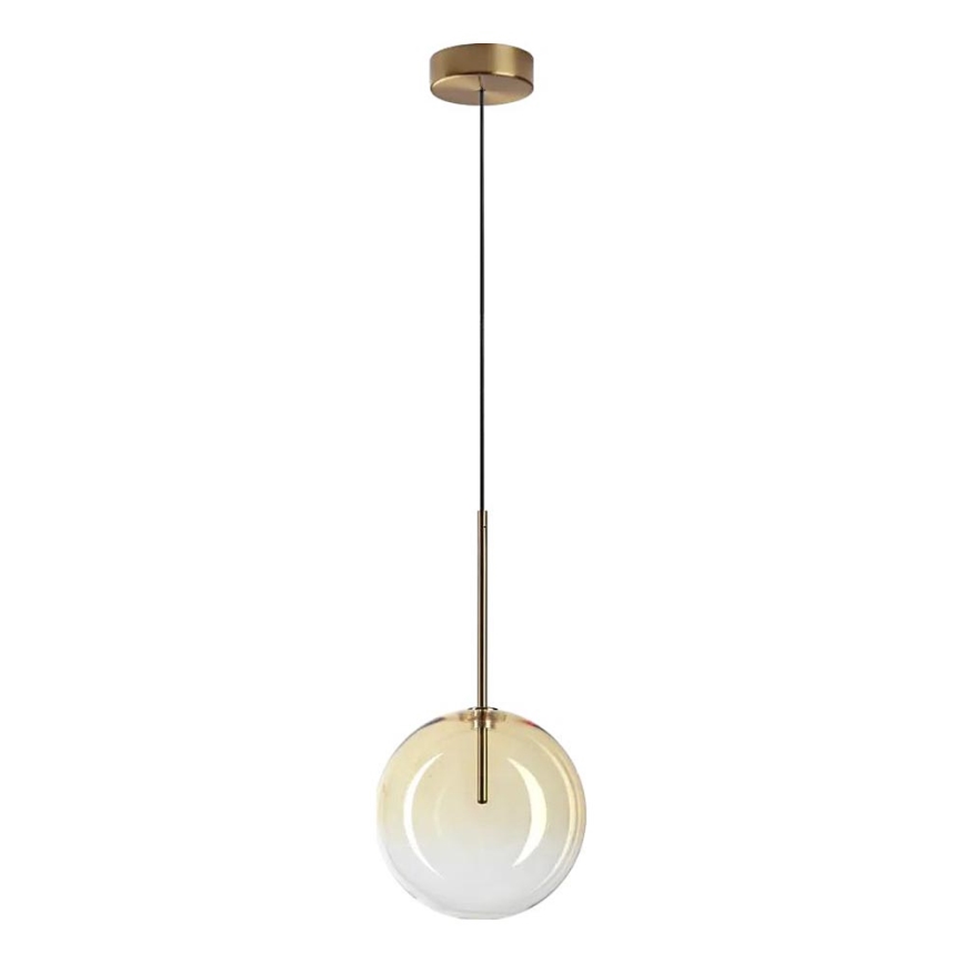 Ideal Lux - LED Lestenec na vrvici EQUINOXE 1xG4/2W/230V pr. 20 cm medenina/dimna