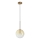 Ideal Lux - LED Lestenec na vrvici EQUINOXE 1xG4/2W/230V pr. 20 cm medenina/dimna