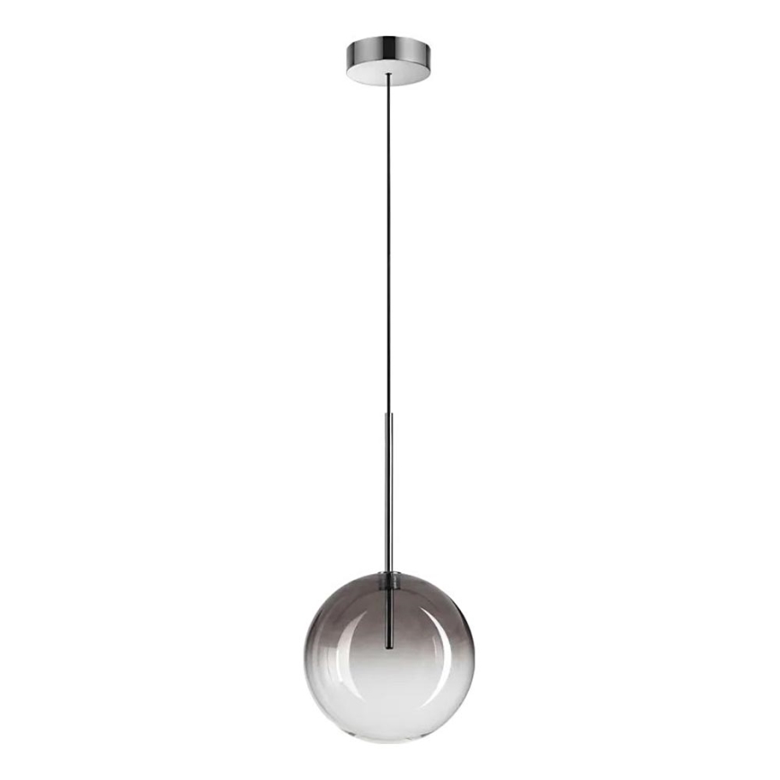 Ideal Lux - LED Lestenec na vrvici EQUINOXE 1xG4/2W/230V pr. 20 cm sijajni krom/dimna