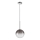 Ideal Lux - LED Lestenec na vrvici EQUINOXE 1xG4/2W/230V pr. 20 cm sijajni krom/dimna