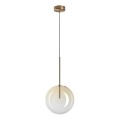 Ideal Lux - LED Lestenec na vrvici EQUINOXE 1xG4/2W/230V pr. 25 cm medenina/dimna
