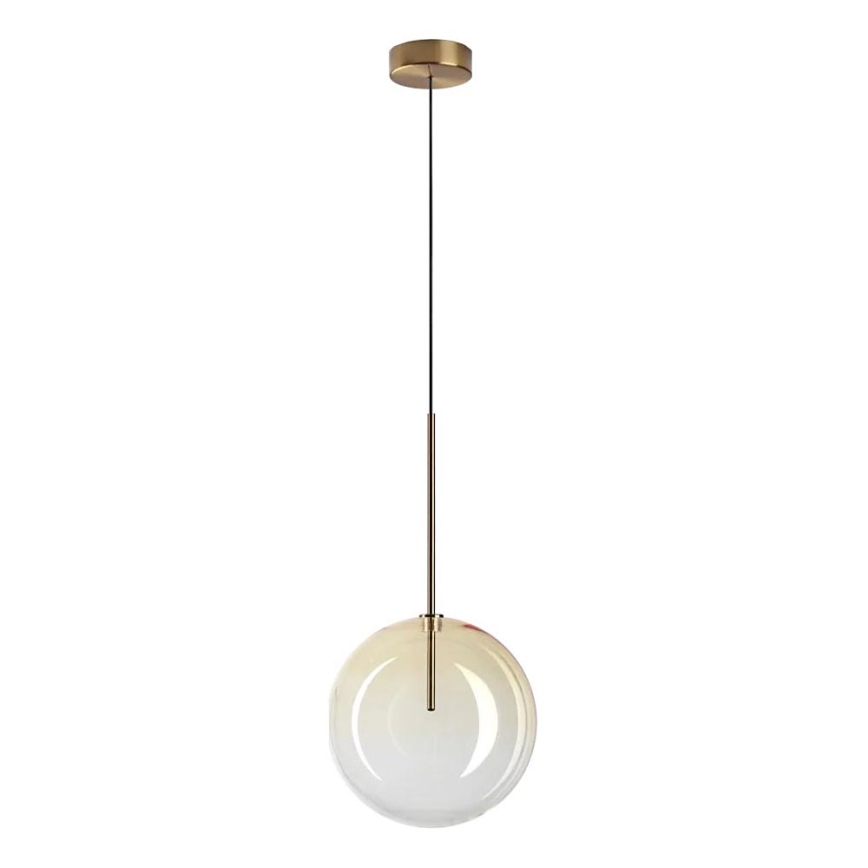 Ideal Lux - LED Lestenec na vrvici EQUINOXE 1xG4/2W/230V pr. 25 cm medenina/dimna