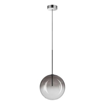 Ideal Lux - LED Lestenec na vrvici EQUINOXE 1xG4/2W/230V pr. 25 cm sijajni krom/dimna