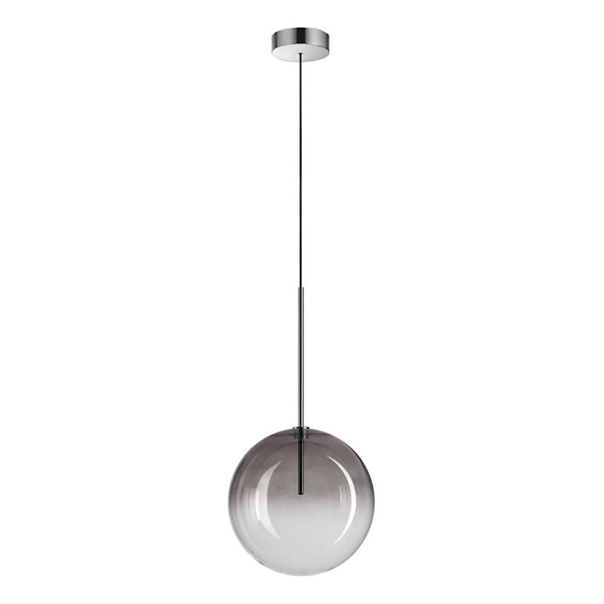 Ideal Lux - LED Lestenec na vrvici EQUINOXE 1xG4/2W/230V pr. 25 cm sijajni krom/dimna