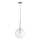Ideal Lux - LED Lestenec na vrvici EQUINOXE 1xG4/2W/230V pr. 25 cm sijajni krom/prozorna