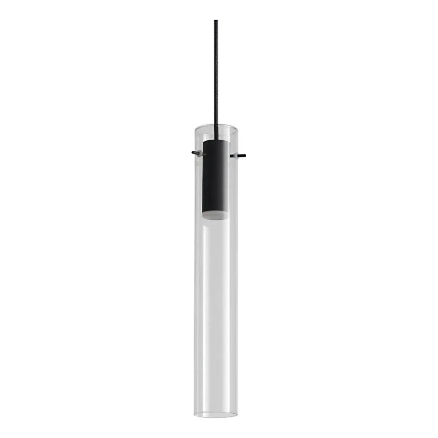 Ideal Lux - LED Lestenec na vrvici FLAM LED/10W/230V pr. 6 cm CRI 90 prozorna