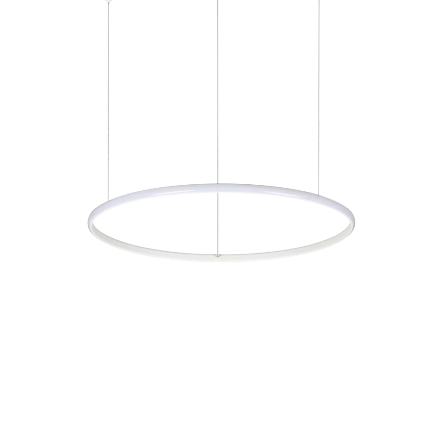 Ideal Lux - LED Lestenec na vrvici HULAHOOP LED/28W/230V 3000K pr. 61 cm CRI 90 bela