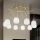 Ideal Lux - LED Lestenec na vrvici KAROUSEL 10xG9/3W/230V pr. 82,5 cm medenina