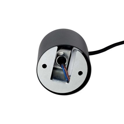 Ideal Lux - LED lestenec na vrvici LOOK 1xGU10/7W/230V CRI 90 Ø 6 cm črna