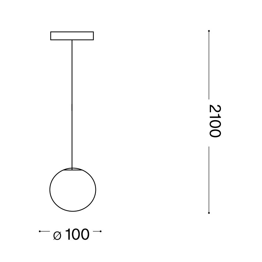 Ideal Lux - LED Lestenec na vrvici MAPA 1xG9/3W/230V pr. 10 cm bela