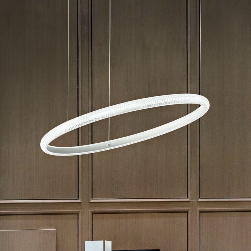 Ideal Lux - LED Lestenec na vrvici MIRACLE LED/25W/230V pr. 40 cm CRI 90 mat krom