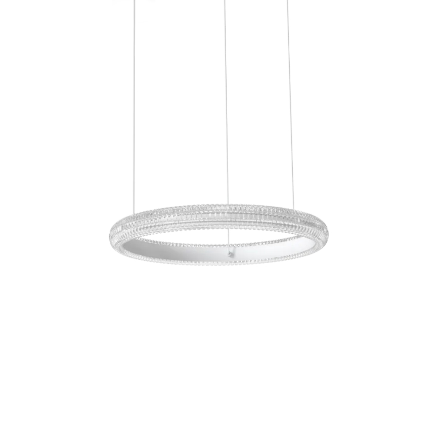 Ideal Lux - LED Lestenec na vrvici MIRACLE LED/25W/230V pr. 40 cm CRI 90 mat krom