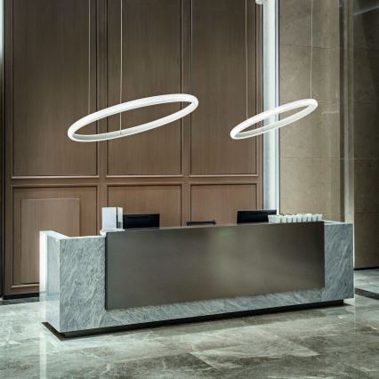 Ideal Lux - LED Lestenec na vrvici MIRACLE LED/25W/230V pr. 40 cm CRI 90 mat krom