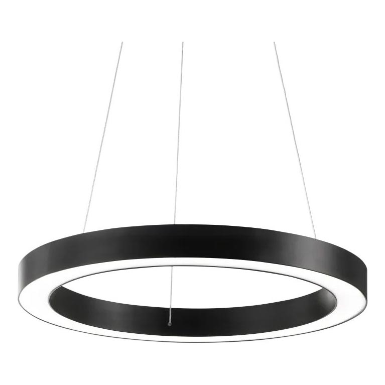 Ideal Lux - LED Lestenec na vrvici ORACLE LED/33W/230V 3000K pr. 60 cm CRI 90 črna