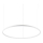 Ideal Lux - LED Lestenec na vrvici ORACLE LED/55W/230V 3000K pr. 90 cm bela