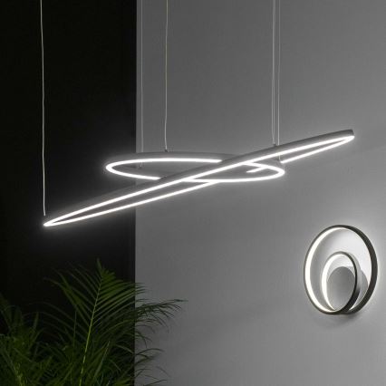 Ideal Lux - LED Lestenec na vrvici ORACLE LED/89W/230V 3000K pr. 150 cm črna