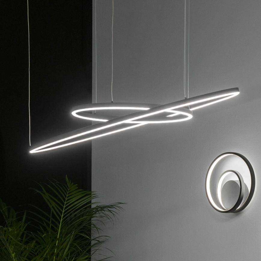 Ideal Lux - LED Lestenec na vrvici ORACLE LED/89W/230V 3000K pr. 150 cm črna