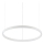 Ideal Lux - LED Lestenec na vrvici ORACLE SLIM LED/29W/230V 2700K pr. 50 cm bela