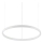 Ideal Lux - LED Lestenec na vrvici ORACLE SLIM LED/32W/230V 3000K pr. 50 cm bela
