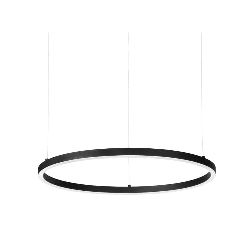 Ideal Lux - LED Lestenec na vrvici ORACLE SLIM LED/32W/230V 3000K pr. 50 cm črna
