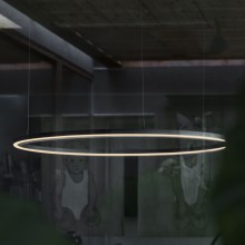 Ideal Lux - LED Lestenec na vrvici ORACLE SLIM LED/38W/230V pr. 70 cm črna