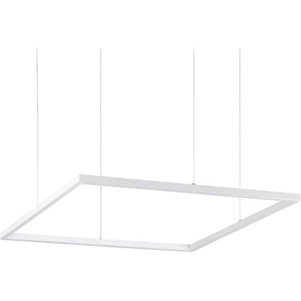 Ideal Lux - LED Lestenec na vrvici ORACLE SLIM LED/41W/230V 3000K 70x70 cm bela