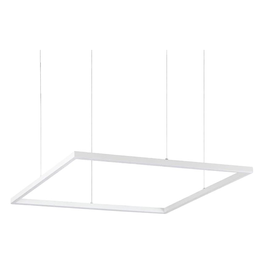 Ideal Lux - LED Lestenec na vrvici ORACLE SLIM LED/41W/230V 3000K 70x70 cm bela