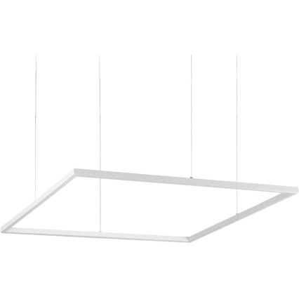 Ideal Lux - LED Lestenec na vrvici ORACLE SLIM LED/53W/230V 3000K 90x90 cm bela