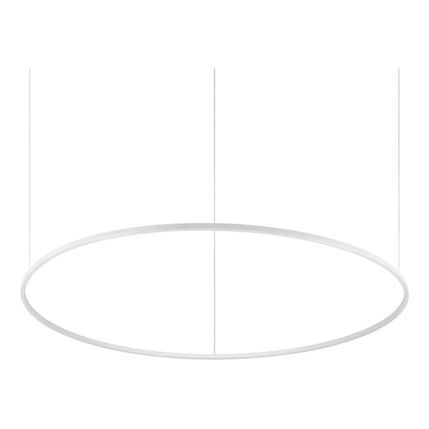 Ideal Lux - LED Lestenec na vrvici ORACLE SLIM LED/83W/230V 2700K pr. 150 cm bela