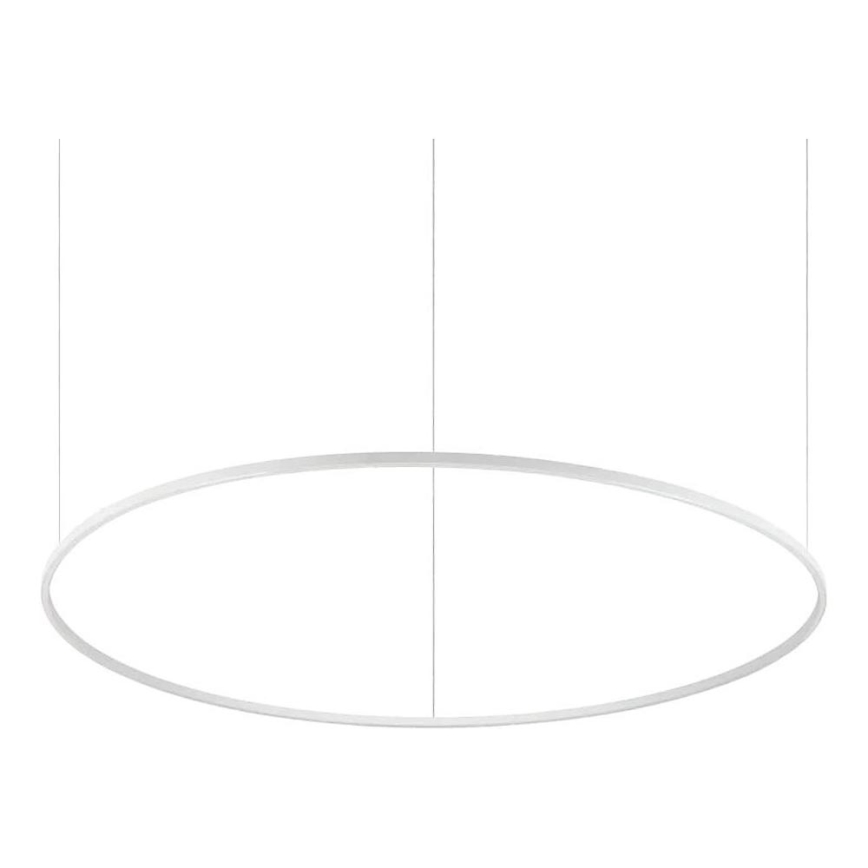 Ideal Lux - LED Lestenec na vrvici ORACLE SLIM LED/89W/230V 3000K pr. 150 cm bela