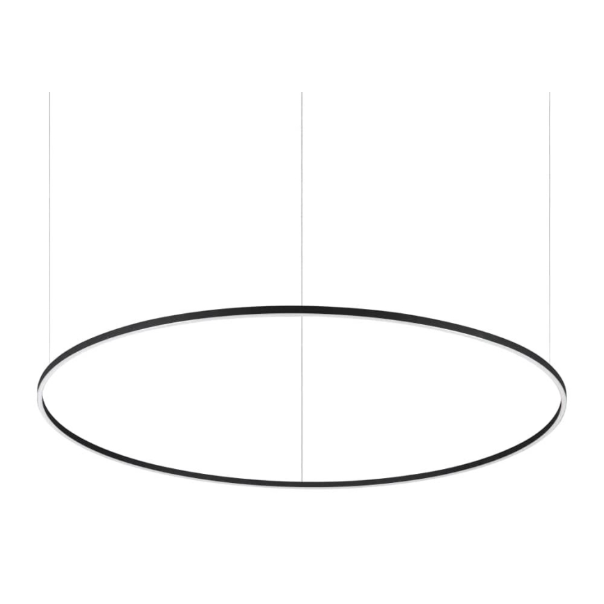 Ideal Lux - LED Lestenec na vrvici ORACLE SLIM LED/89W/230V 4000K pr. 150 cm črna