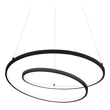 Ideal Lux - LED Lestenec na vrvici OZ LED/47W/230V pr. 60 cm CRI 90 črna
