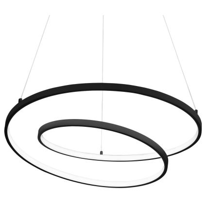 Ideal Lux - LED Lestenec na vrvici OZ LED/52W/230V pr. 80 cm CRI 90 črna