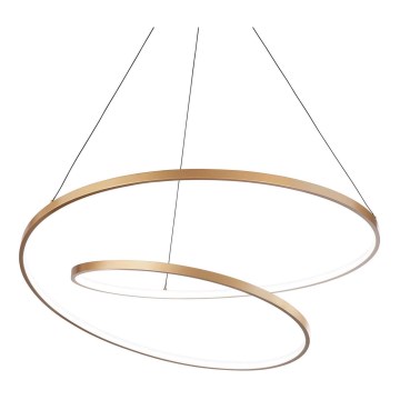 Ideal Lux - LED Lestenec na vrvici OZ LED/52W/230V pr. 80 cm CRI 90 zlata