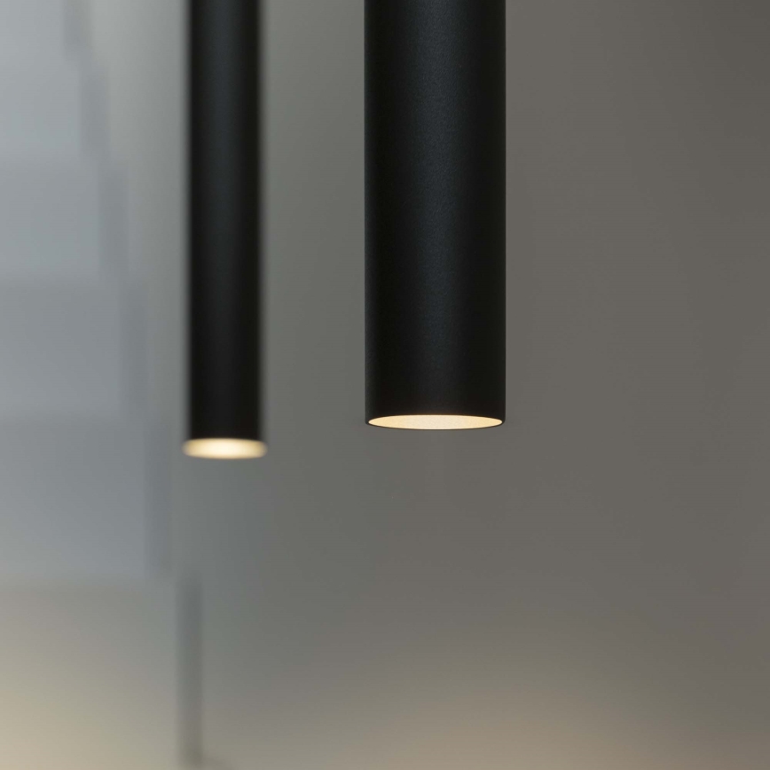 Ideal Lux - LED Lestenec na vrvici ULTRATHIN LED/11,5W/230V CRI 90 črna