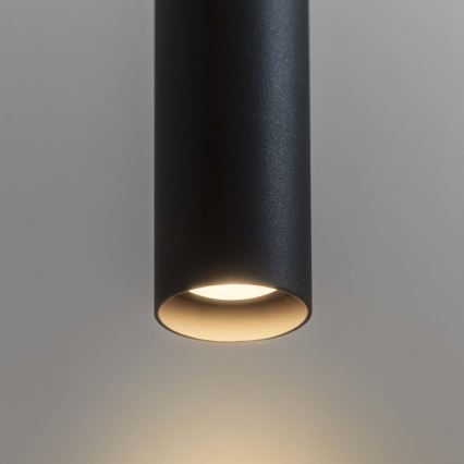 Ideal Lux - LED Lestenec na vrvici ULTRATHIN LED/11,5W/230V CRI 90 črna