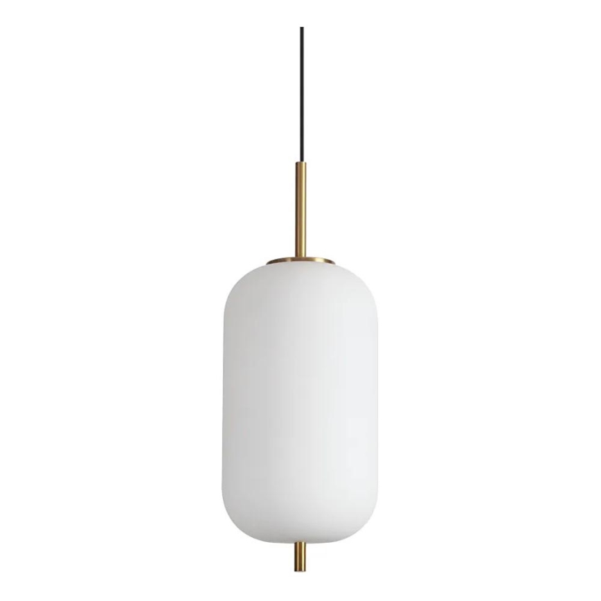 Ideal Lux - LED Lestenec na vrvici UMILE LED/20W/230V pr. 22 cm CRI 90 medenina/bela