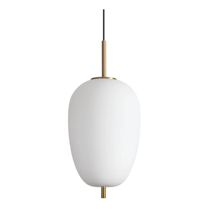 Ideal Lux - LED Lestenec na vrvici UMILE LED/20W/230V pr. 27 cm CRI 90 medenina/bela