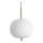 Ideal Lux - LED Lestenec na vrvici UMILE LED/20W/230V pr. 30 cm CRI 90 medenina/bela