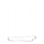 Ideal Lux - LED Lestenec na vrvici WAVES LED/45W/230V CRI 90 bela