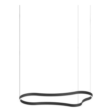 Ideal Lux - LED Lestenec na vrvici WAVES LED/45W/230V CRI 90 črna
