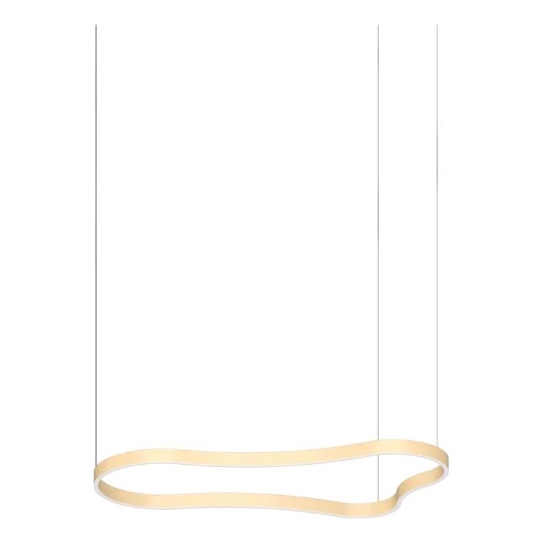 Ideal Lux - LED Lestenec na vrvici WAVES LED/45W/230V CRI 90 medenina