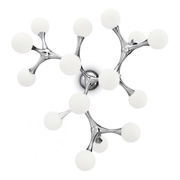 Ideal Lux - LED Lestenec NODINO 15xG9/15W/230V bela