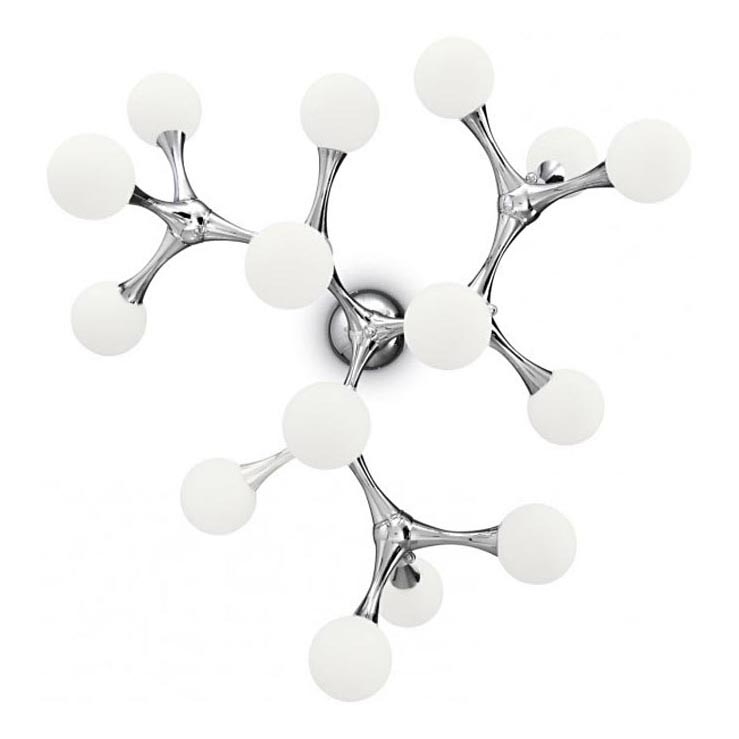 Ideal Lux - LED Lestenec NODINO 15xG9/15W/230V bela