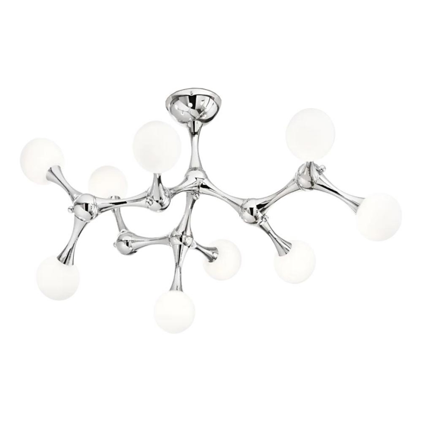Ideal Lux - LED Lestenec NODINO 9xG9/3W/230V sijajni krom/bela