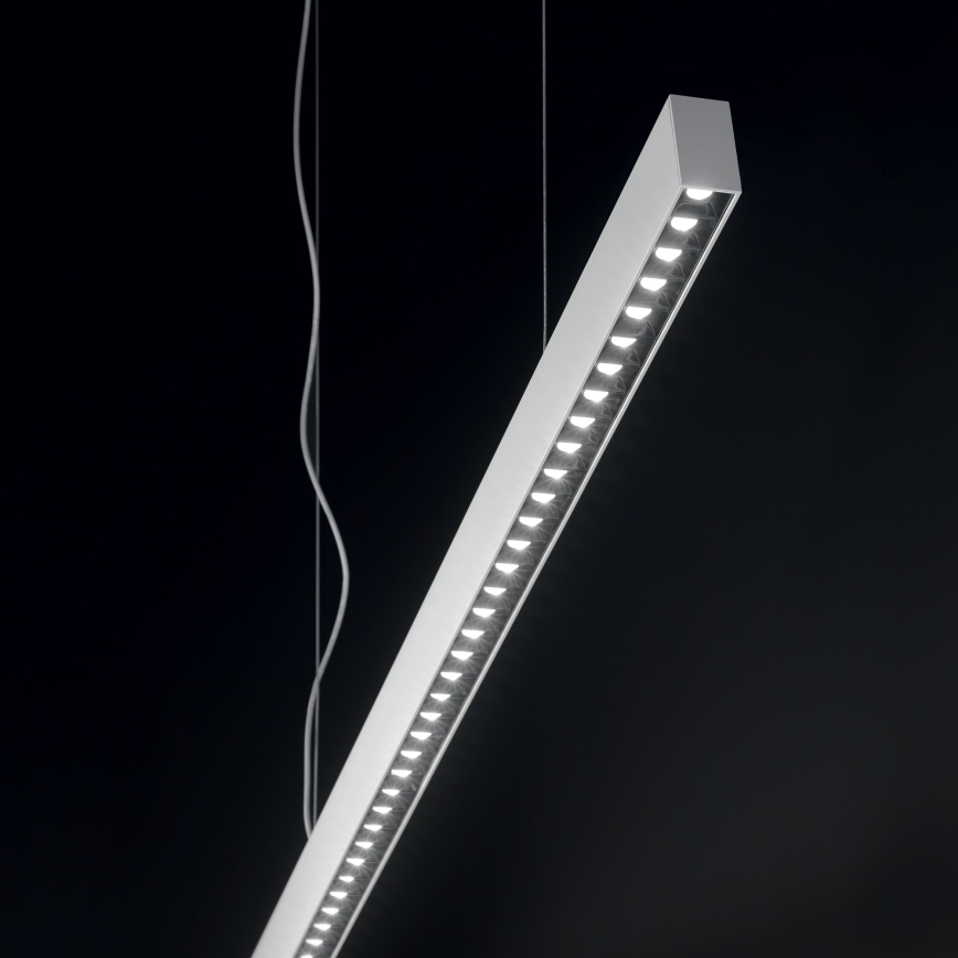 Ideal Lux - LED lestenec z obesnim kablom OFFICE LED/30W/230V 4000K CRI 90 bela